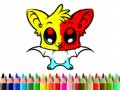 leikur Cute Bat Coloring Book