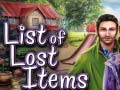 leikur List of Lost Items