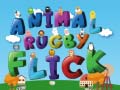 leikur Animals Rugby Flick
