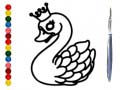 leikur Back To School: Swan Coloring Book