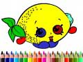leikur Back To School: Fruits Coloring Book