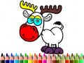 leikur Back to School: Deer Coloring Book