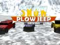 leikur Winter Snow Plow Jeep Driving
