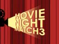 leikur Movie Night Match 3