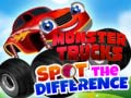 leikur Monster Trucks Spot the Difference