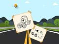 leikur Funny Cars For Kids Coloring