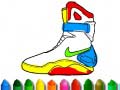 leikur Back To School: Shoe Coloring