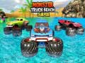 leikur Monster Truck Beach Surfing