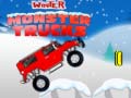 leikur Winter Monster Trucks