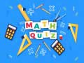 leikur Math Quiz Game