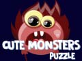 leikur Cute Monsters Puzzle