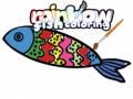 leikur Rainbow Fish Coloring
