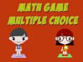 leikur Math Game Multiple Choice