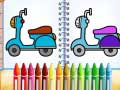 leikur Cute Bike Coloring Book