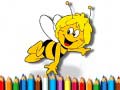 leikur Back To School: Bee Coloring Book