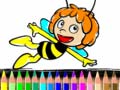 leikur Back To School Maja the Bee Coloring Book