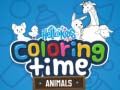 leikur HelloKids Coloring Time Animals