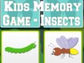 leikur Kids Memory game - Insects