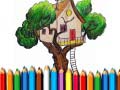 leikur Tree House Coloring Book