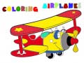 leikur Coloring Book Airplane