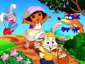 leikur Dora Happy Easter Spot the Difference