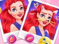 leikur Princesses Face Warp