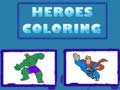 leikur Heroes Coloring 