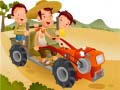 leikur Cartoon Tractor Puzzle