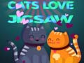 leikur Cats Love Jigsaw