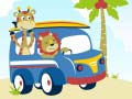 leikur Cute Animals With Cars Difference