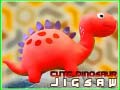 leikur Cute Dinosaur Jigsaw