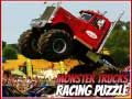 leikur Monster Trucks Racing Puzzle