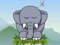 leikur Snoring Elephant Puzzle