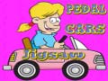 leikur Pedal Cars Jigsaw