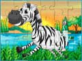 leikur Happy Animals Jigsaw