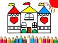 leikur Doll House Coloring Book
