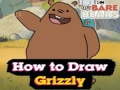 leikur We Bare Bears How to Draw Grizzly