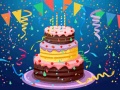 leikur Birthday Cake Puzzle