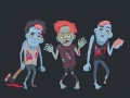 leikur Zombies and Skeletons Coloring