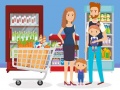 leikur Happy Shopping Jigsaw
