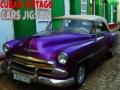leikur Cuban Vintage Cars Jigsaw