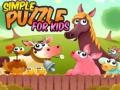 leikur Simple Puzzle For Kids