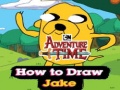 leikur Adventure Time How to Draw Jake