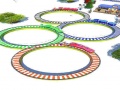 leikur Lowpolly Train Racing