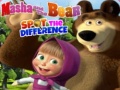 leikur Masha and the Bear Spot The difference