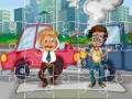 leikur Crash Car Jigsaw