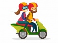 leikur Motorbikes Spot The Differences
