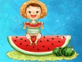 leikur Watermelon and Drinks Puzzle