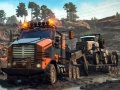 leikur Trucks in Mud Jigsaw
