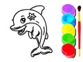leikur Dolphin Coloring Book
